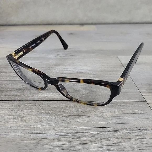 Coach HC 6078 5120 Dark Tortoise Eyeglass FRAMES ONLY 52-16-135 Full Rim - Picture 1 of 12